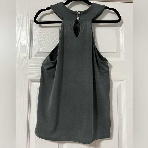 Green Envelope Dark Gray Tank Top - Picture 4 of 7